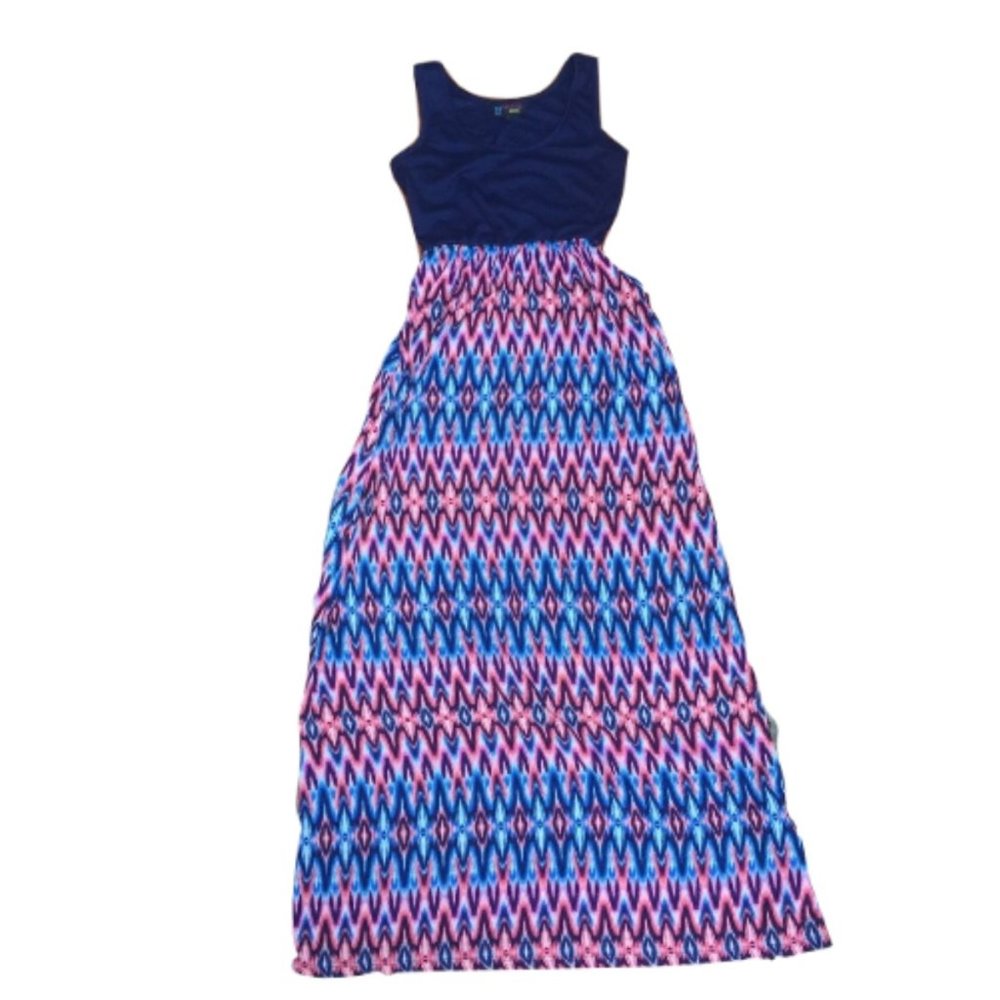 New 🦀B Famous Empire Multi-color Sundress - S